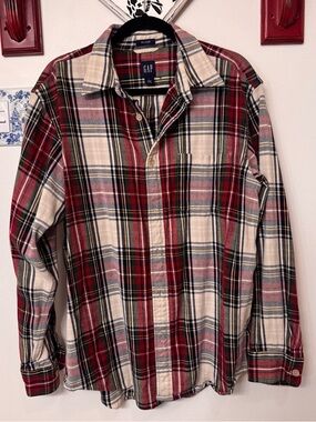 True vintage Gap heavyweight plaid shirt